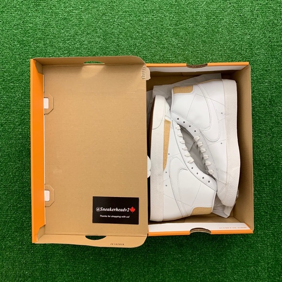 🧋*NEW* Nike Blazer Mid 77 “White Gum Light Brown” - Picture 9 of 10